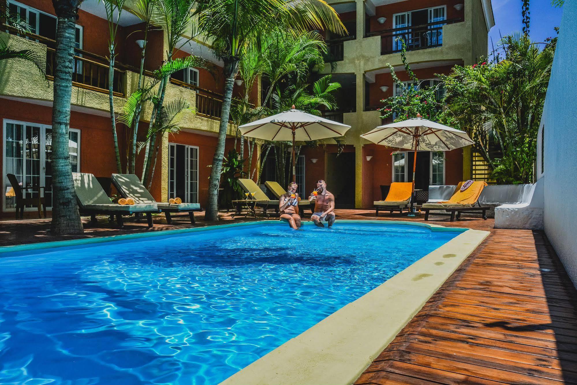 Hotel La Margarita Pointe aux Piments Exterior foto